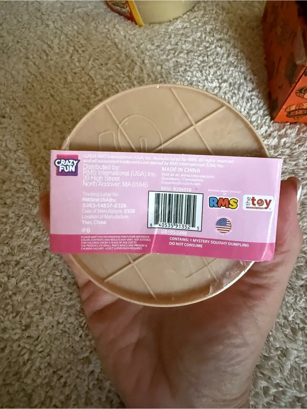Rms mystery dumpling